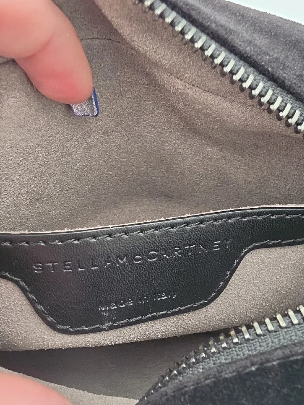 Stella McCartney Black Crossbody Bag with Star Detail